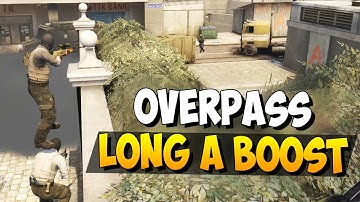 CS:GO - Overpass Long A Boost - 3 Man Tower Spot