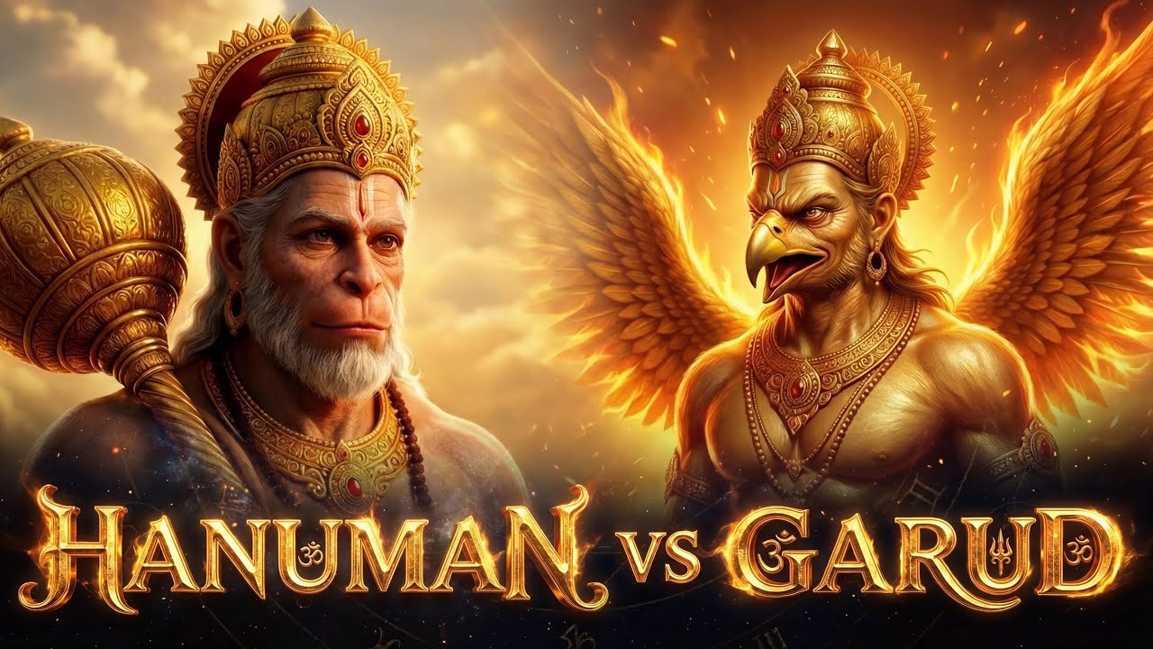 Hanuman vs Garud | Jab Ghamand aur Bhakti aamne-saamne aaye 😮 @uffnow 