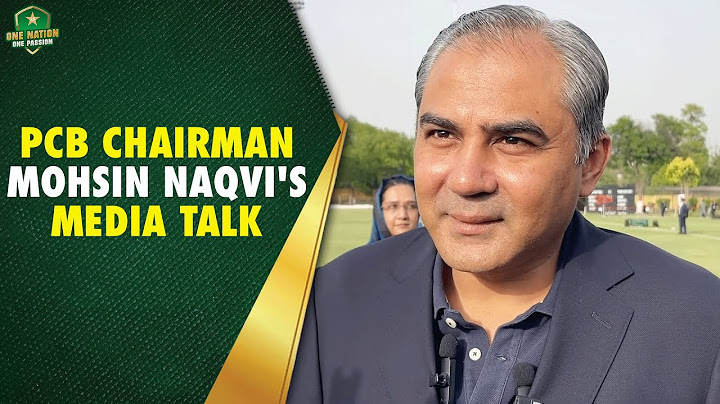 PCB Chairman Mohsin Naqvi's media talk at LCCA Ground | ICC Women's World Cup Qualifier | MA2A