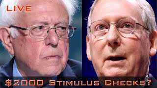 Senate Debates $2000 Stimulus Checks #SecondStimulusCheck #StimulusVote #SenateStimulus
