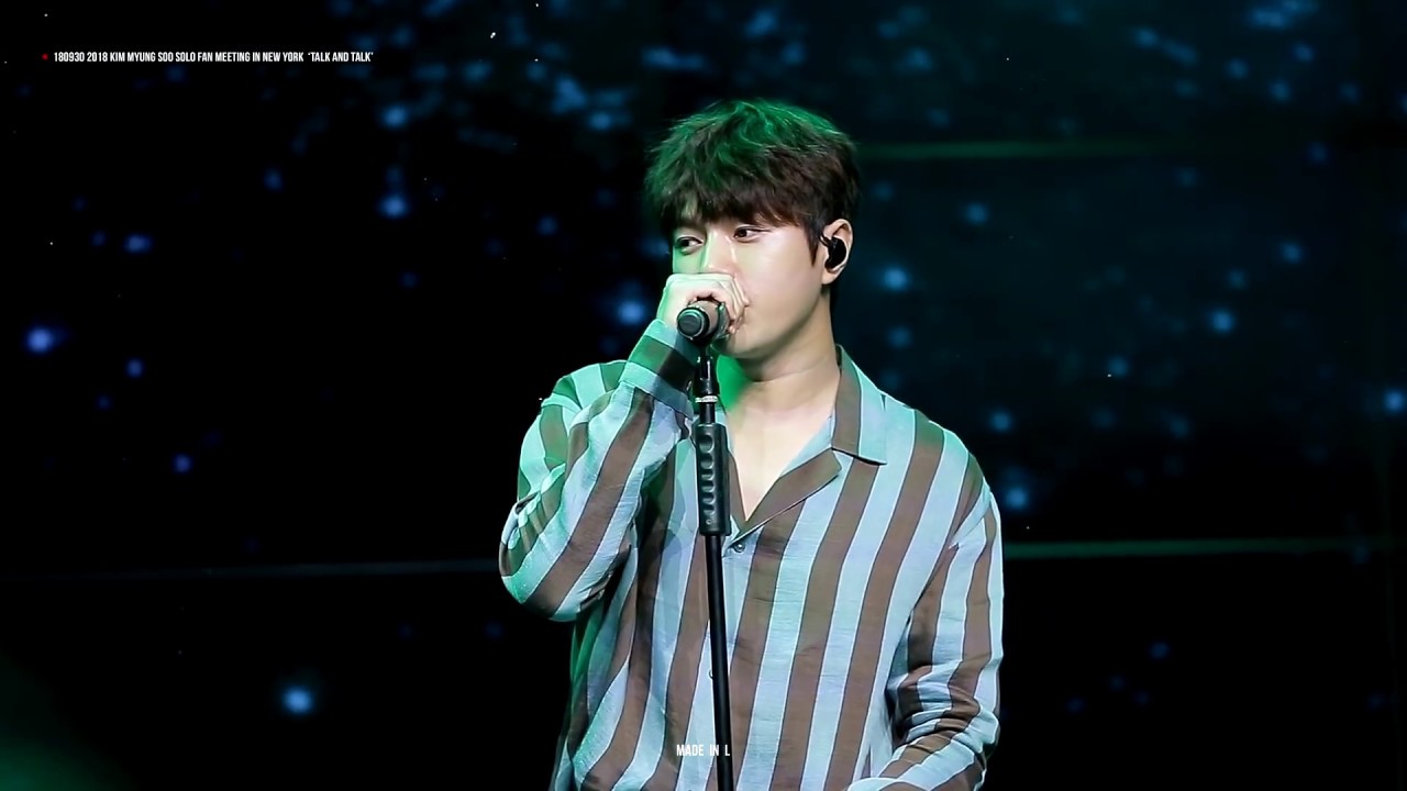 180930 2018 Kim Myung-Soo Solo Fan Meeting in New York 'TALK AND TALK' INFINITE 엘 명수