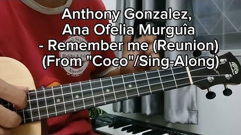 Remember Me - Anthony Gonzalez, Ana Ofelia Murguîa (Reunion)/ (From "Coco" / Sing - Along)