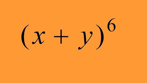 How to Expand (x+y)^6, Binomial Expansion Explained