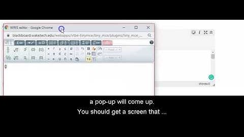 Blackboard Equation Editor