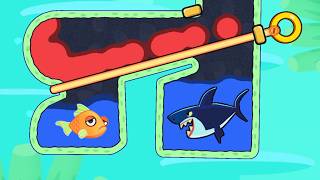 save the fish / pull the pin updated all levels #save fish game pull the pin android/ios/mobile game screenshot 3