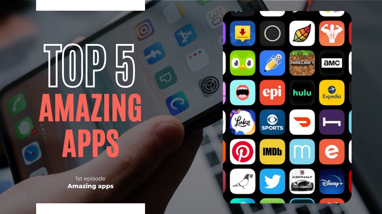 Top 5 amazing Android apps you have to try it - YouTube
