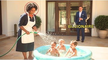 Billionaire Returned Home Unannounced… And Was Shocked to See What the Maid Did With His Triplets