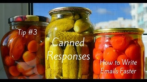 How to Write Emails Faster With Canned Responses