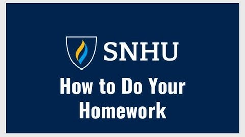 How to Do Your Homework