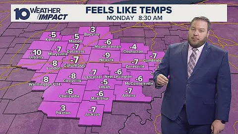 Columbus, OH Weather | Subzero wind chills begin Sunday night
