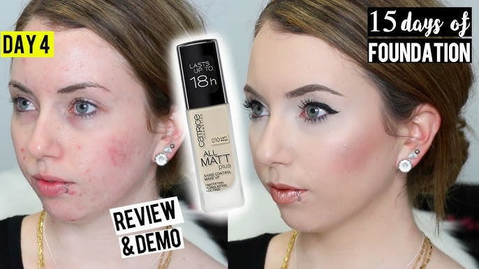 Catrice All Matt Plus Foundation - Check-In Day YouTube Review & | 2