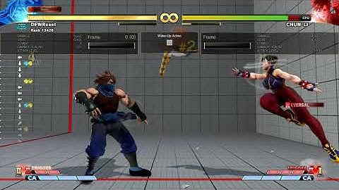 SFV - Zeku Meaty Bomb Setup for Back Recovery & Quick Rise Situation