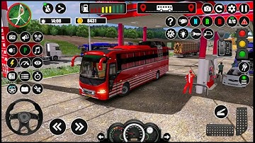 US Coach Bus Driving 3D Simulator gameplay Android iOS walkthrough part 6 #SmartGamerVlogs