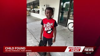 Police searching for family of child found near Metro Parkway in Fort Myers