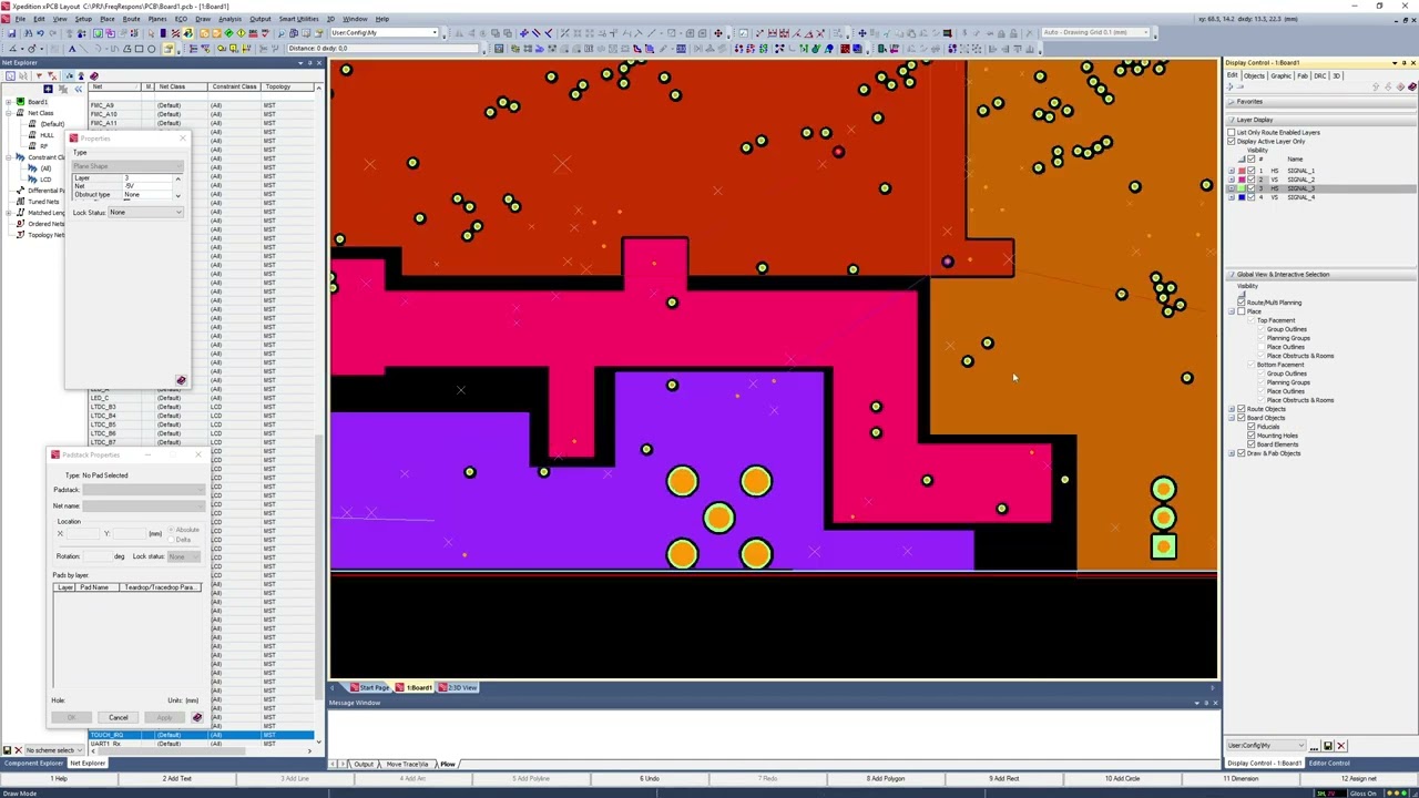 Разработка электроники в среде Mentor Xpedition/PADS Pro с нуля Видео 21: Трассировка ч.6