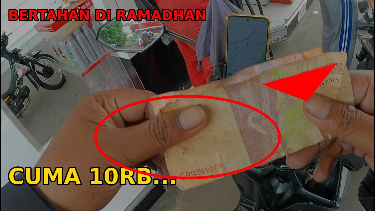 RAMADHAN PALING SEPI 😭 NGOJOL DI JEMBER CUMA KUAT BELI BENSIN 10RB + HUJAN DERAS!