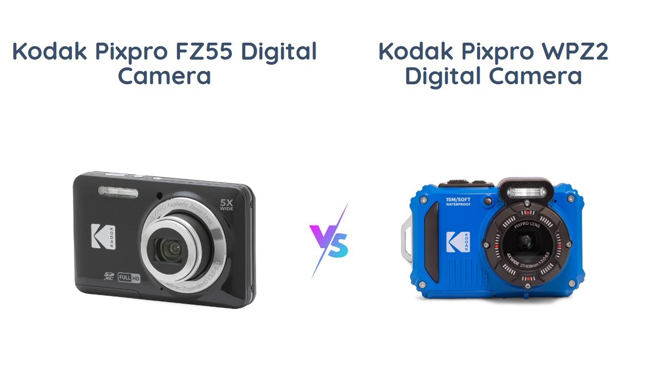 KODAK PIXPRO FZ55-BK vs WPZ2 📸 Which is the Best Vlogging Camera