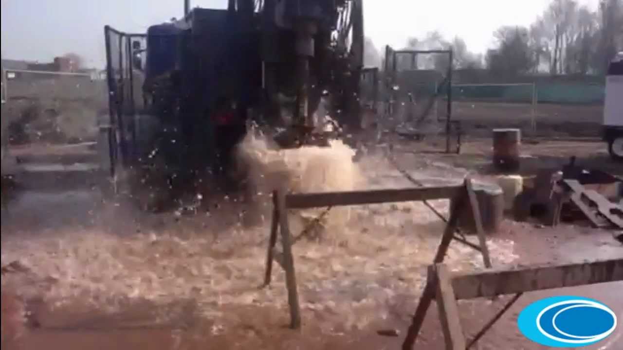 On Site Abstraction Well Drilling by Dales Water Services Ltd - YouTube