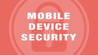 NISC CyberSense - Mobile Device Security