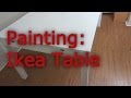 Painting an Ikea Dining Table Painting an Ikea Dining Table