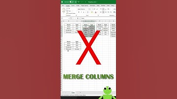 Merge Columns in few Seconds! #shorts #excel #exceltips #exceltricks #tips #tipsandtricks