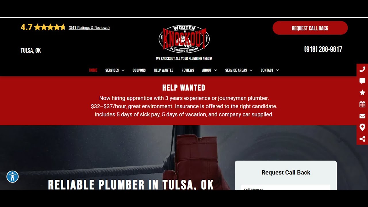 Wooten Knockout Plumbing Micah Collins gives in depth screencast audit ...