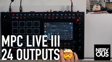 Akai MPC Live III - 24 Outputs Via USB C to Your DAW - NervousCook$