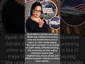 Oprah Winfrey Sparks Debate Over Crime &amp; Homelessness Crisis #trendingnews