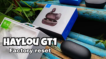 Haylou GT1 - полный сброс, если наушники не видят друг друга