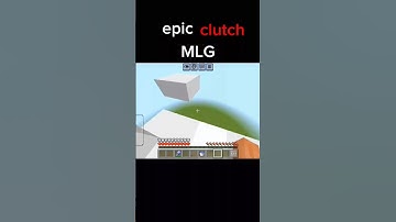 epic clutch MLG #minecraft #shorts #viral