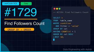 Details Leetcode 1729 Find Followers Count Update