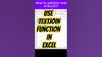 How to Use TEXTJOIN in Excel in Seconds! 🔥