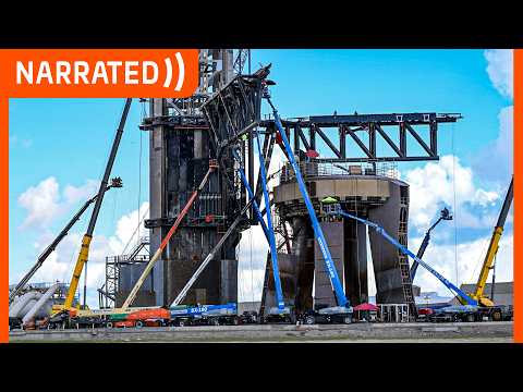 Massive Chopstick Overhaul Ahead of Booster Catch | SpaceX Boca Chica