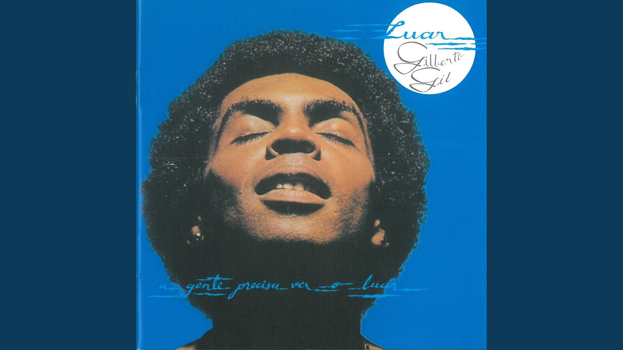 LP Disco de Vinil - Gilberto Gil - Luar - 1981. Capa e