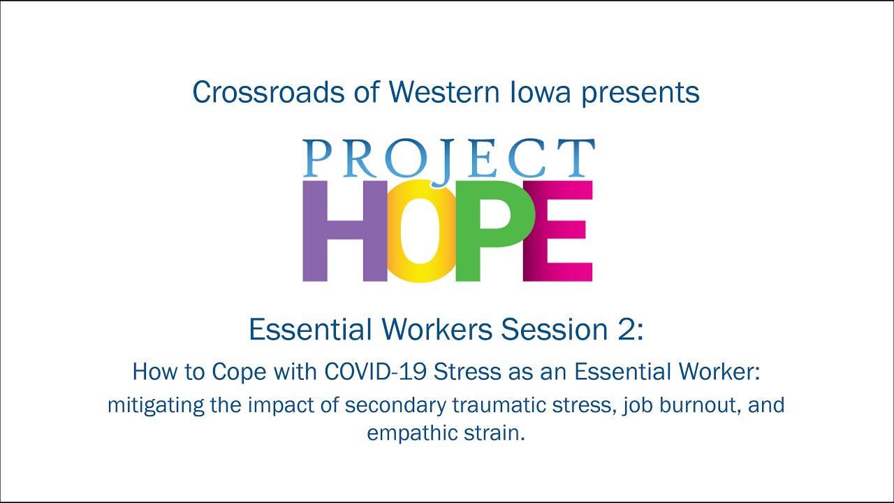 Project Hope Essential Workers Session 2 YouTube