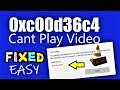 0xc00d36c4 Windows 10 Fix | Cant Play Video? How to fix 0xc00d36c4 Error Code While Playing Videos