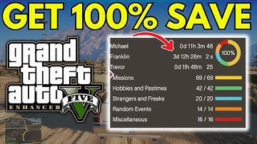 How To Install 100% Save File for GTA V Enhanced