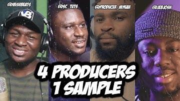 Four Producers One Sample @SCTUTS @VeshBeats @producerMykah