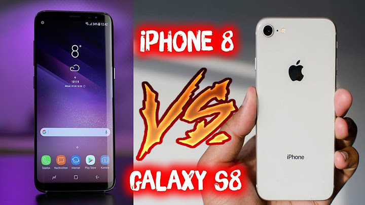 So sánh thiết kế galaxy s8 và iphone