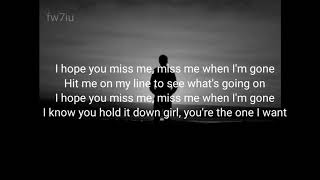 Christian lalama - Miss me | lyrics