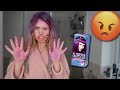 SHAMPOO HAIR DYE PRANK ON MY GIRLFRIEND!! **GONE WRONG**