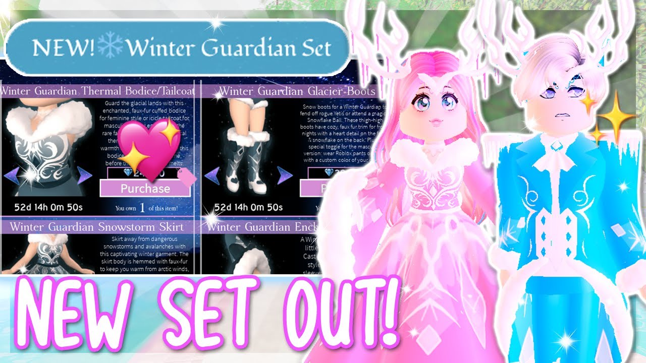 Winter Guardian Set Out Now New Winter Set Release Royale High Tea Spill New Updates Youtube