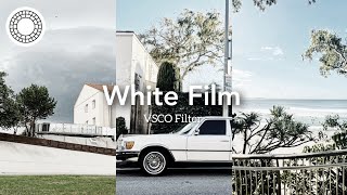 White Film Vintage VSCO Filter | VSCO editing tutorial 2022 screenshot 5
