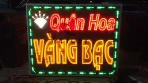 QUẢNG CÁO   TRƯỜNGTHÀNH - CHUYÊN THI CÔNG LẮP ĐẶT BIỂN LED - LED MATRIX Hotline: O978.353.969