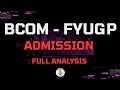 BCOM FYUGP CALICUT UNIVERSITY ADMISSION FULL ANALYSIS #calicutuniversity #bcom