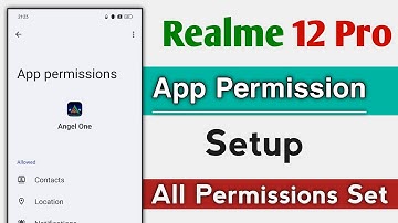 Realme 12 Pro App Permission Setting ! Realme 12 Pro Display Over Other Apps