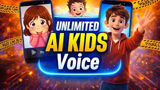 How to generate kids ai voice free // baccho ki awaj kese banaye free .#tpyecast ai#chatgpt #tech  screenshot 4