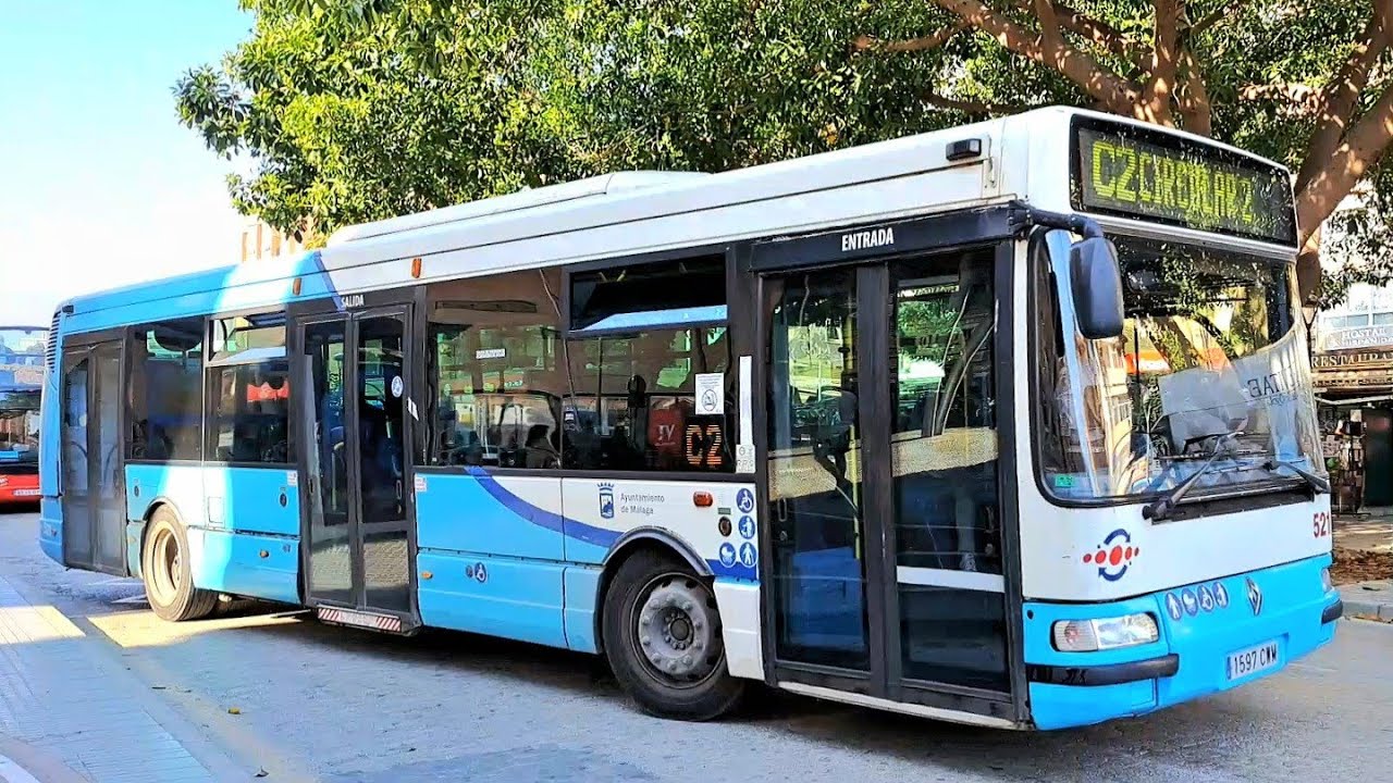 Línea C2: Circular 2 - Renault Citybus Hispano Ágora S (2ª serie) - Bus urbano EMT Málaga