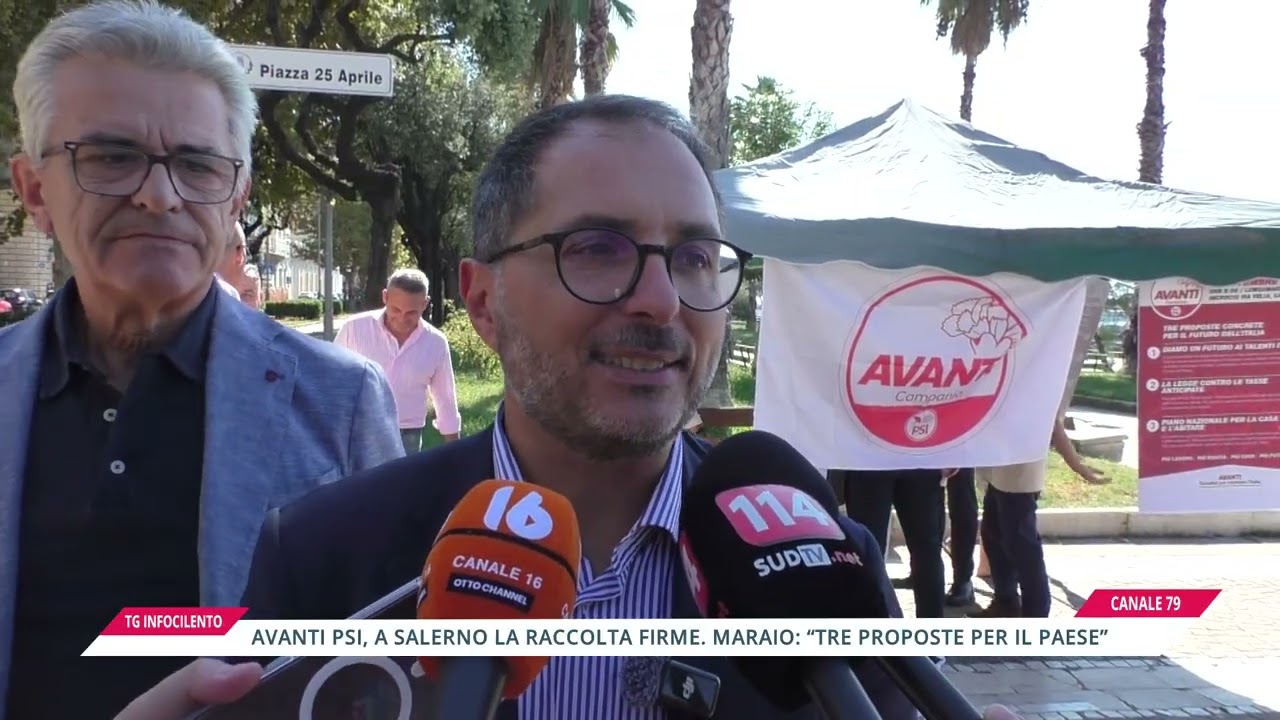 Avanti PSI, a Salerno la raccolta firme. Maraio: «tre proposte per il paese»