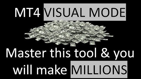 How MT4 Visual mode testing of your Forex trading robots can improve your results tremendously